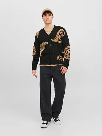 JACK & JONES | Jeans Baggy Fit JJIALEX JJORIGINAL | schwarz